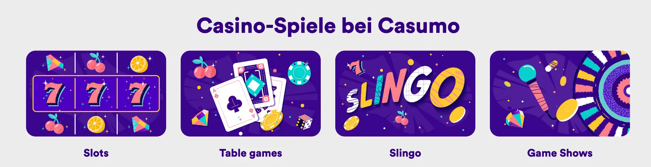 Casino Spiele bei Casumo