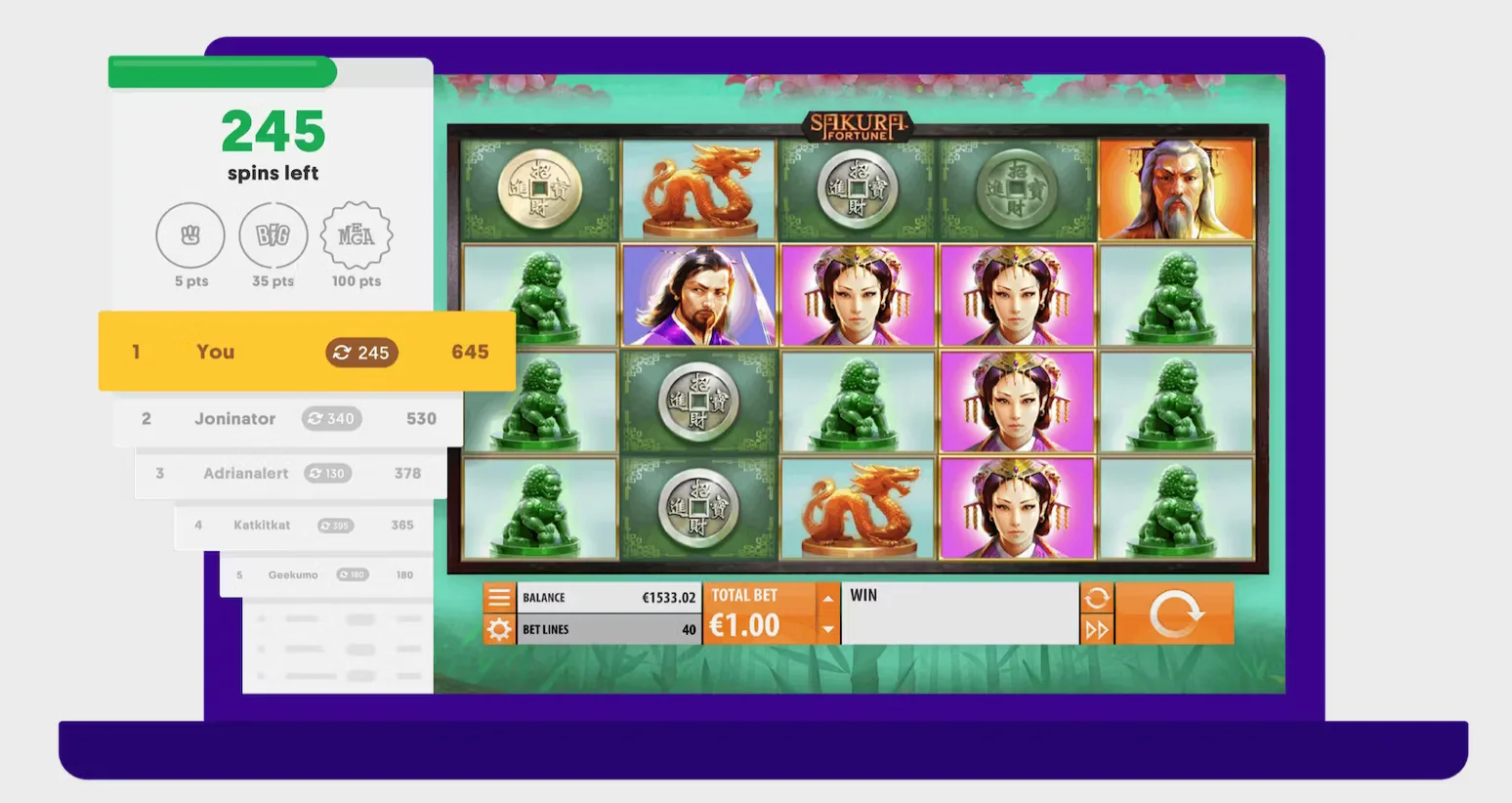 Casumo Casino Turniere