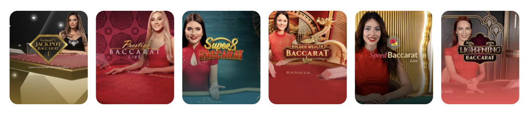 Live Baccarat bei Casumo Casino